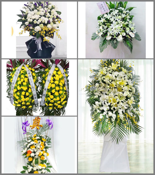 福建三明宁化县水茜乡白事花篮预定